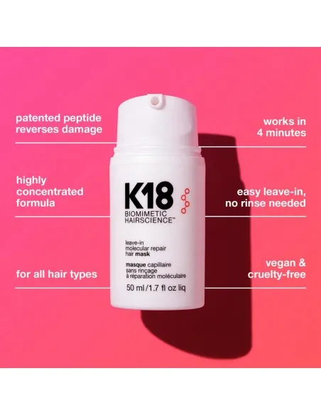 K18 Pro - Leave-in Molecular Repair Hair Mask - 15ml