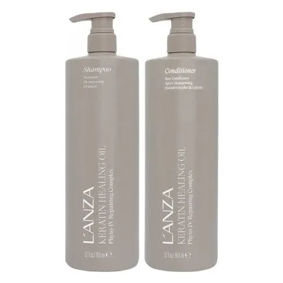 LANZA Keratin Healing Oil - Shampoo & Conditioner Duo - 950ml