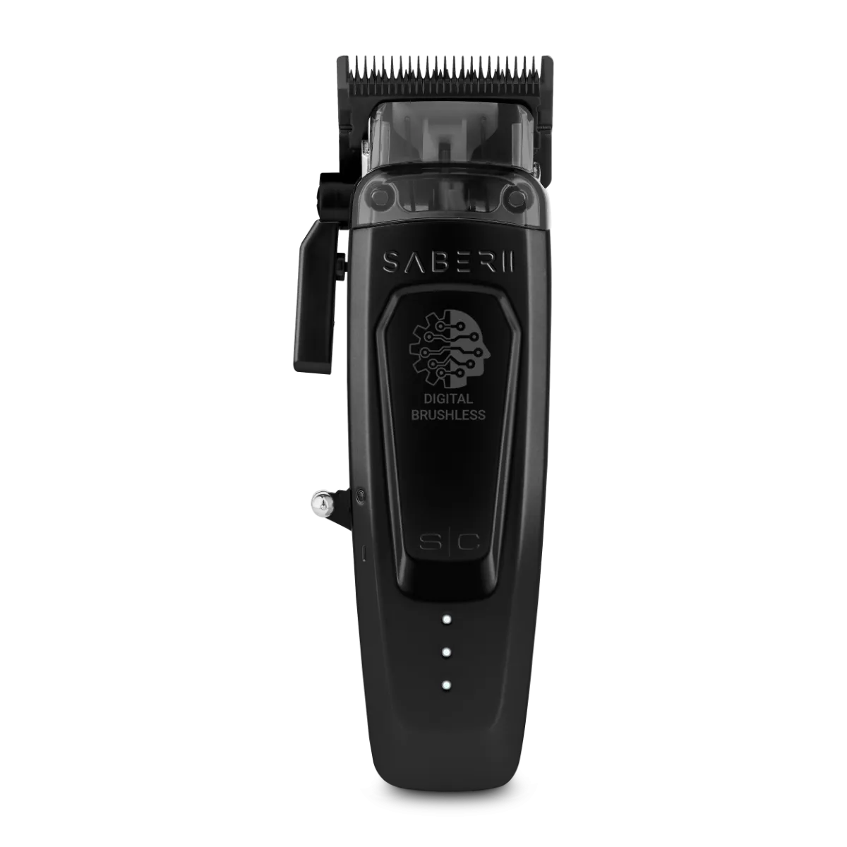 StyleCraft SABER 2 CLIPPER – PROFESSIONAL CORDLESS MODULAR HAIR CLIPPER WITH EON DIGITAL BRUSHLESS MOTOR – BLACK