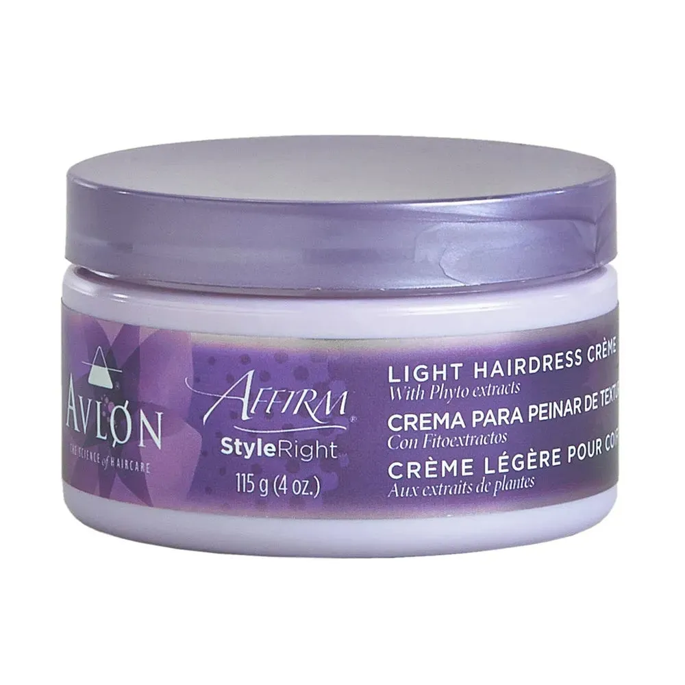Affirm Light Hairdress Crème 4 oz. (115 g) – Light formula conditions and smoothes hair